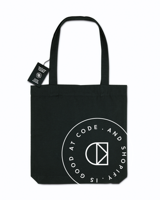 Code Tote bag - Black Code Tote bag - Black