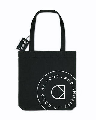 Code Tote bag - Black