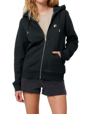 Code zipped hoodie - Black Code zipped hoodie - Black